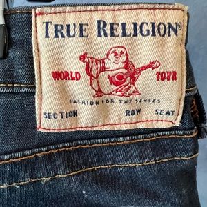 EUC- True Religion high waist skinny Jean